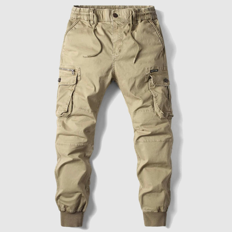 Men's Tactical Cargo Joggers Pants Utility Style Multi-Pocket Outdoor Casual