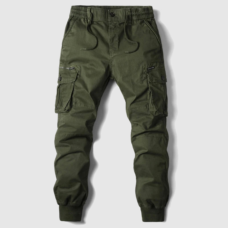 Men's Tactical Cargo Joggers Pants Utility Style Multi-Pocket Outdoor Casual
