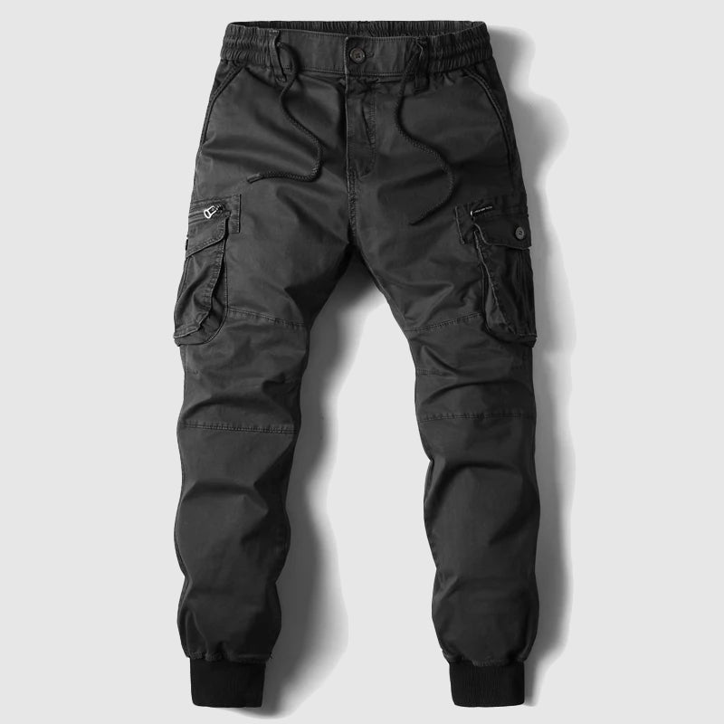Men's Tactical Cargo Joggers Pants Utility Style Multi-Pocket Outdoor Casual