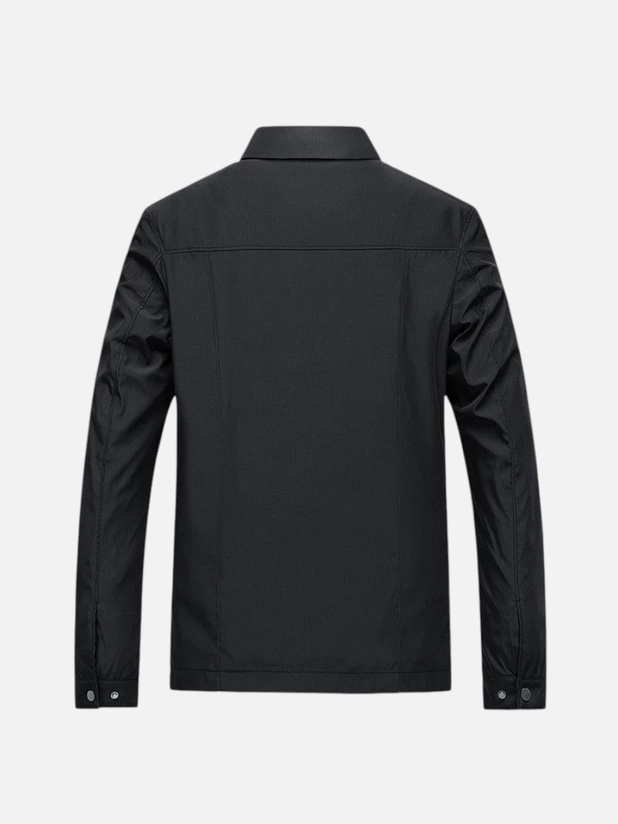 Men's Casual Summer Jacket Zip Closure Smart-Casual Lightweight Everyday