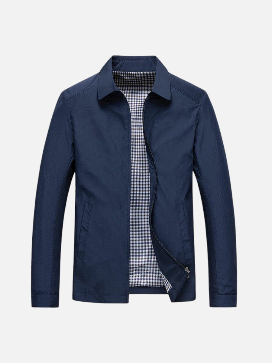Men's Casual Summer Jacket Zip Closure Smart-Casual Lightweight Everyday