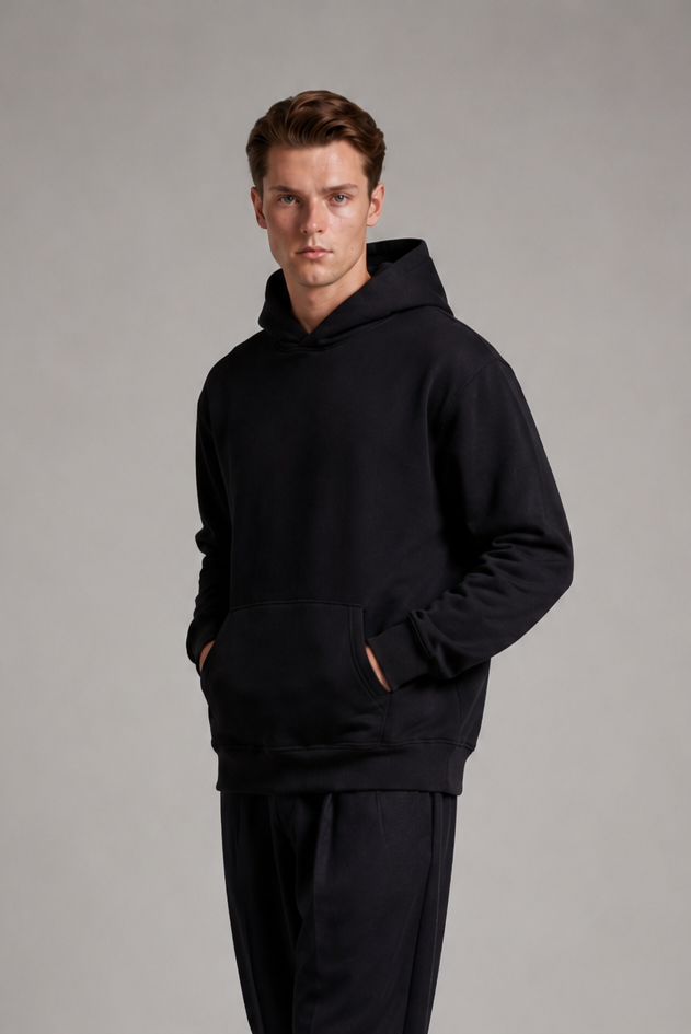 Men's Hoodie Relaxed Fit Long Sleeve Pullover Casual Everyday