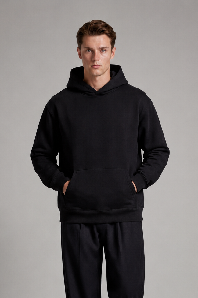 Men's Hoodie Relaxed Fit Long Sleeve Pullover Casual Everyday