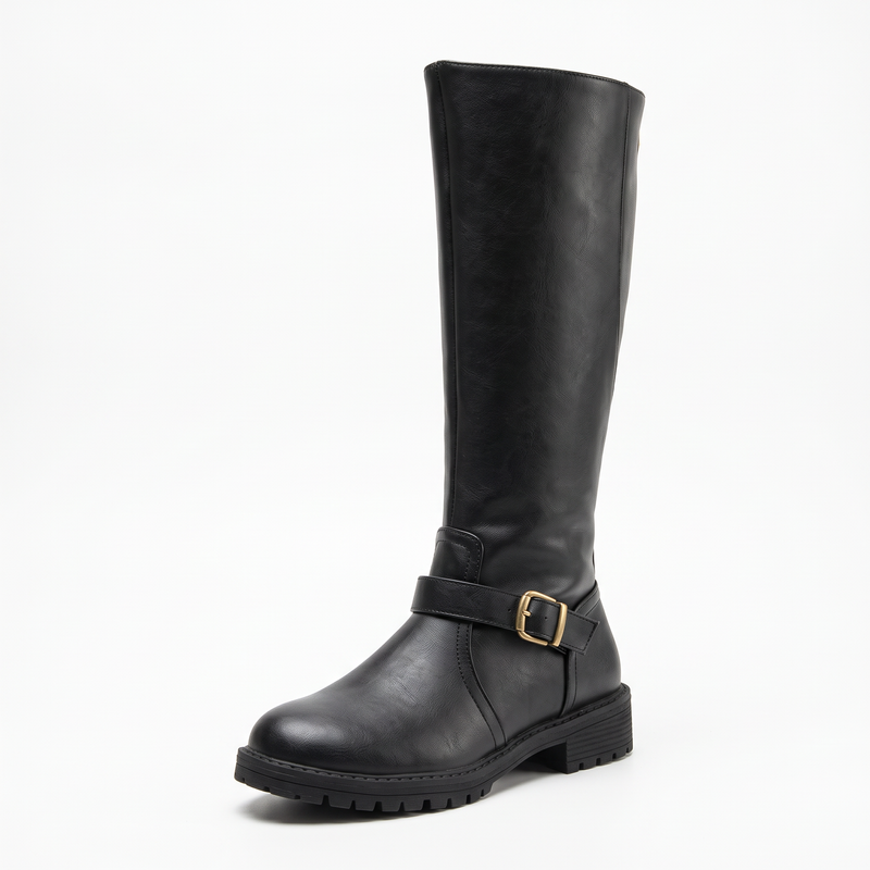Women's Warm Lined Winter Ankle Boots — Wide Toe Box with Rubber Grip Sole