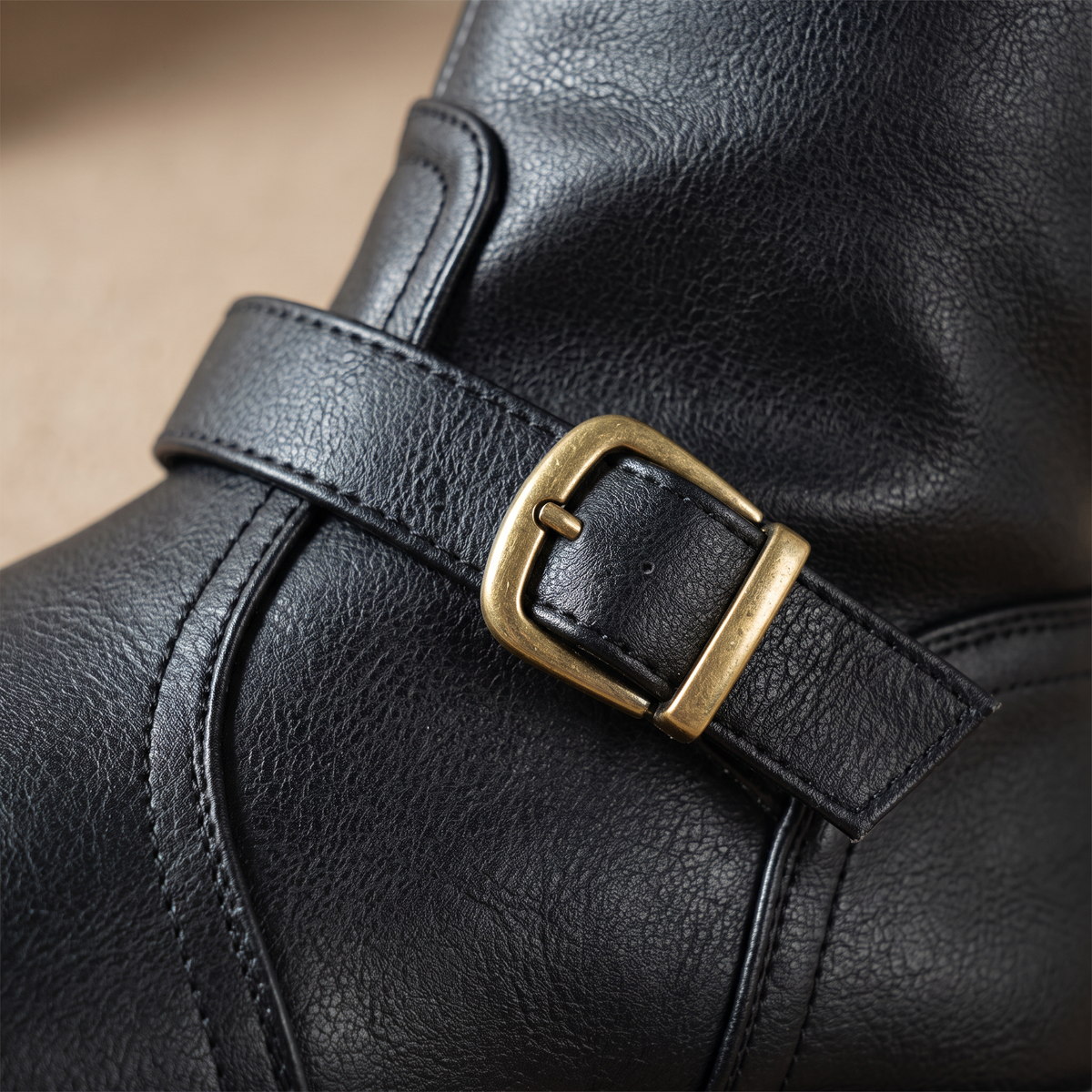 Women's Warm Lined Winter Ankle Boots — Wide Toe Box with Rubber Grip Sole