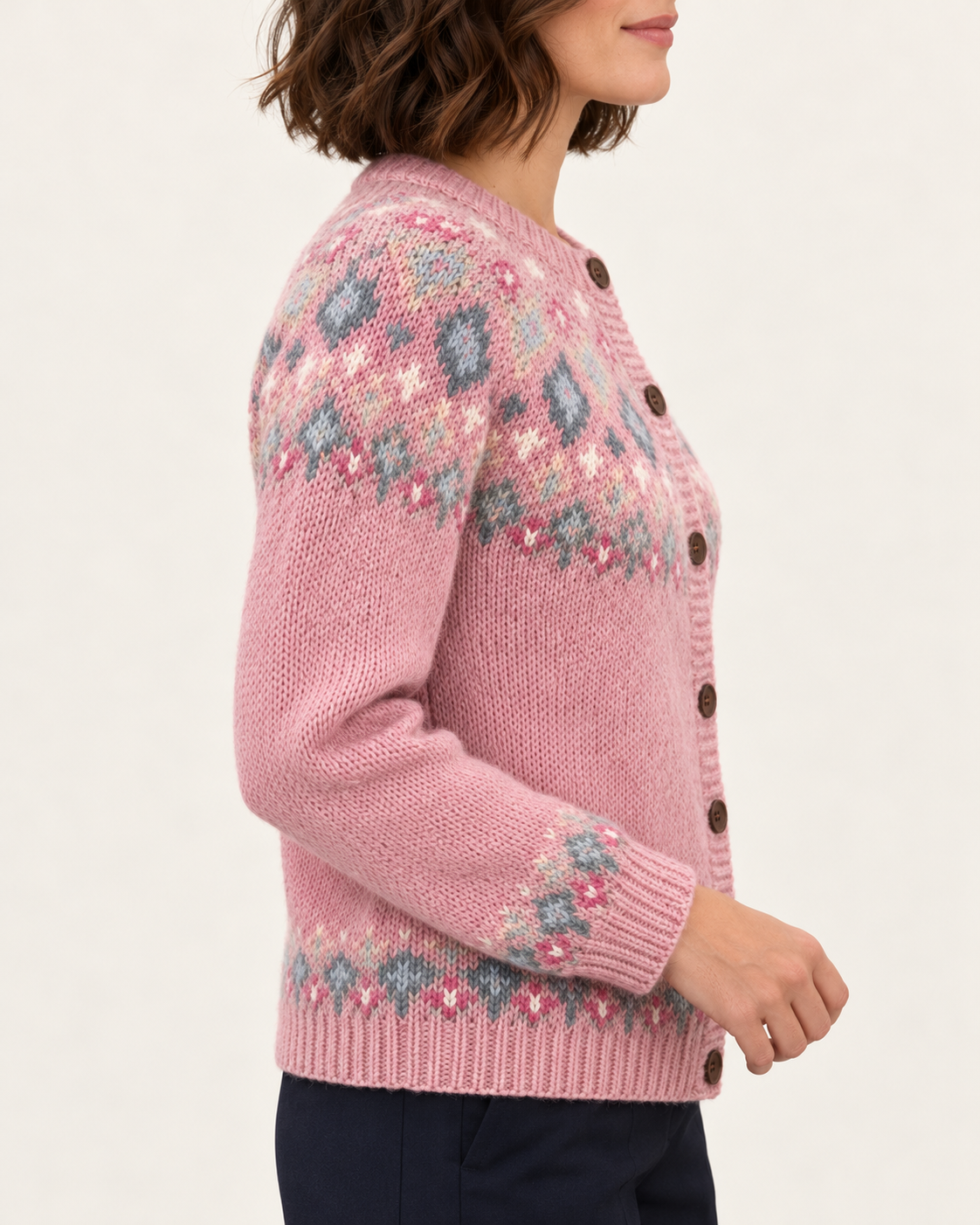 Women's Fair Isle Yoke Christmas Cardigan