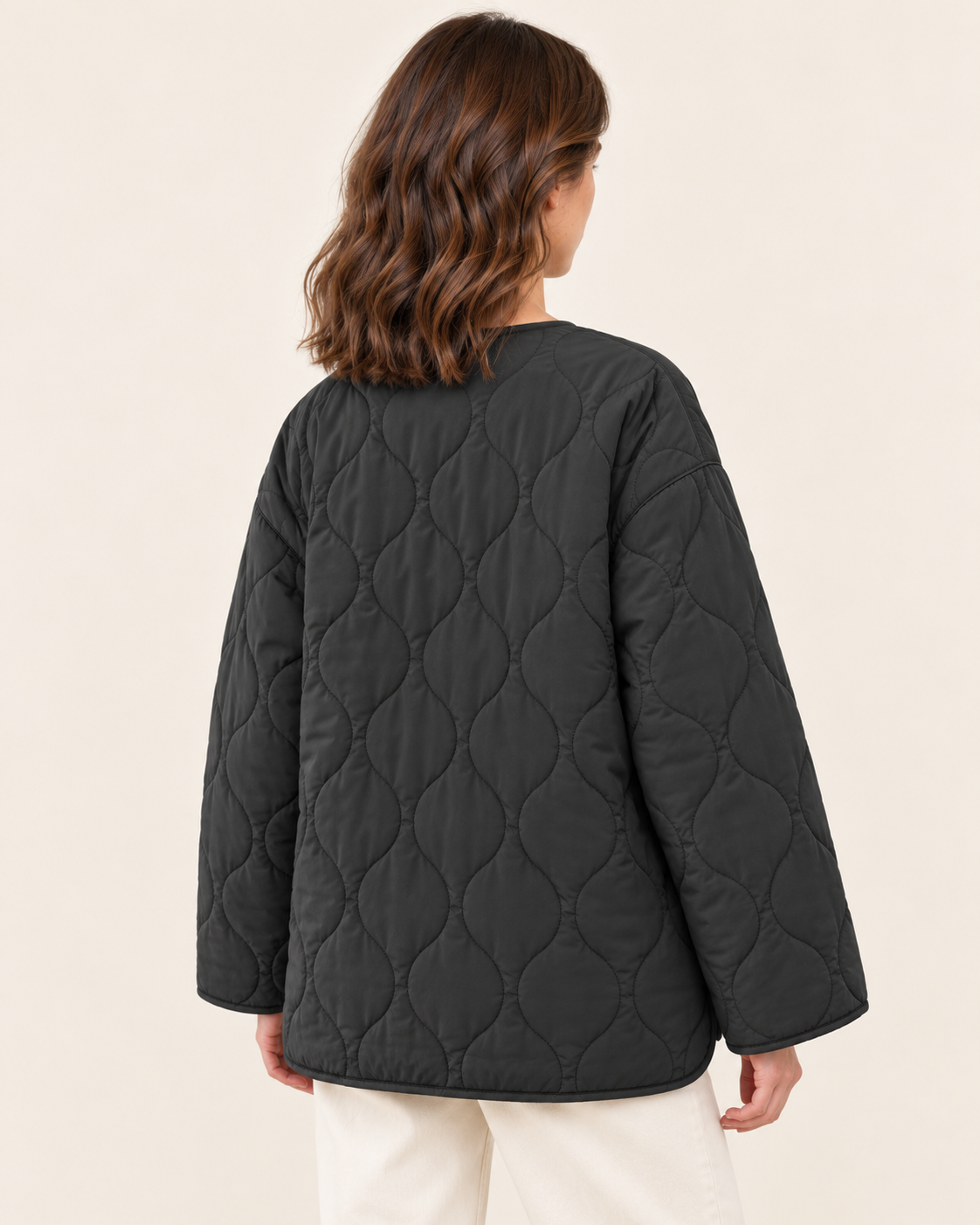 Women's Lightweight Quilted Jacket With Pockets
