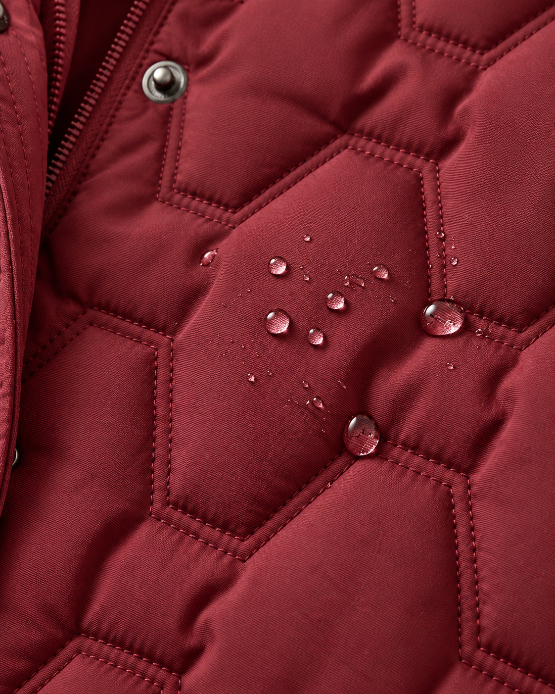 Women's Long Quilted Puffer Coat With Hood