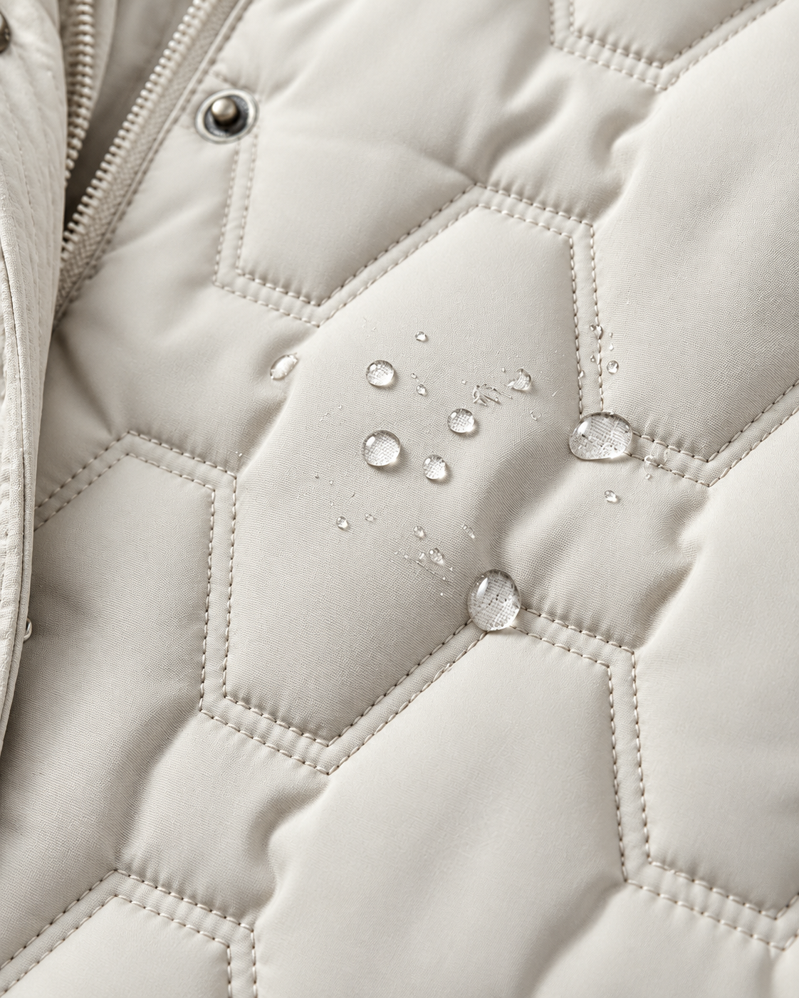 Women's Long Quilted Puffer Coat With Hood