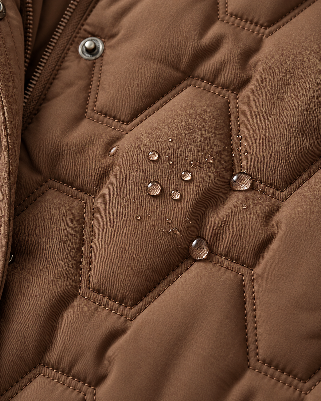 Women's Long Quilted Puffer Coat With Hood