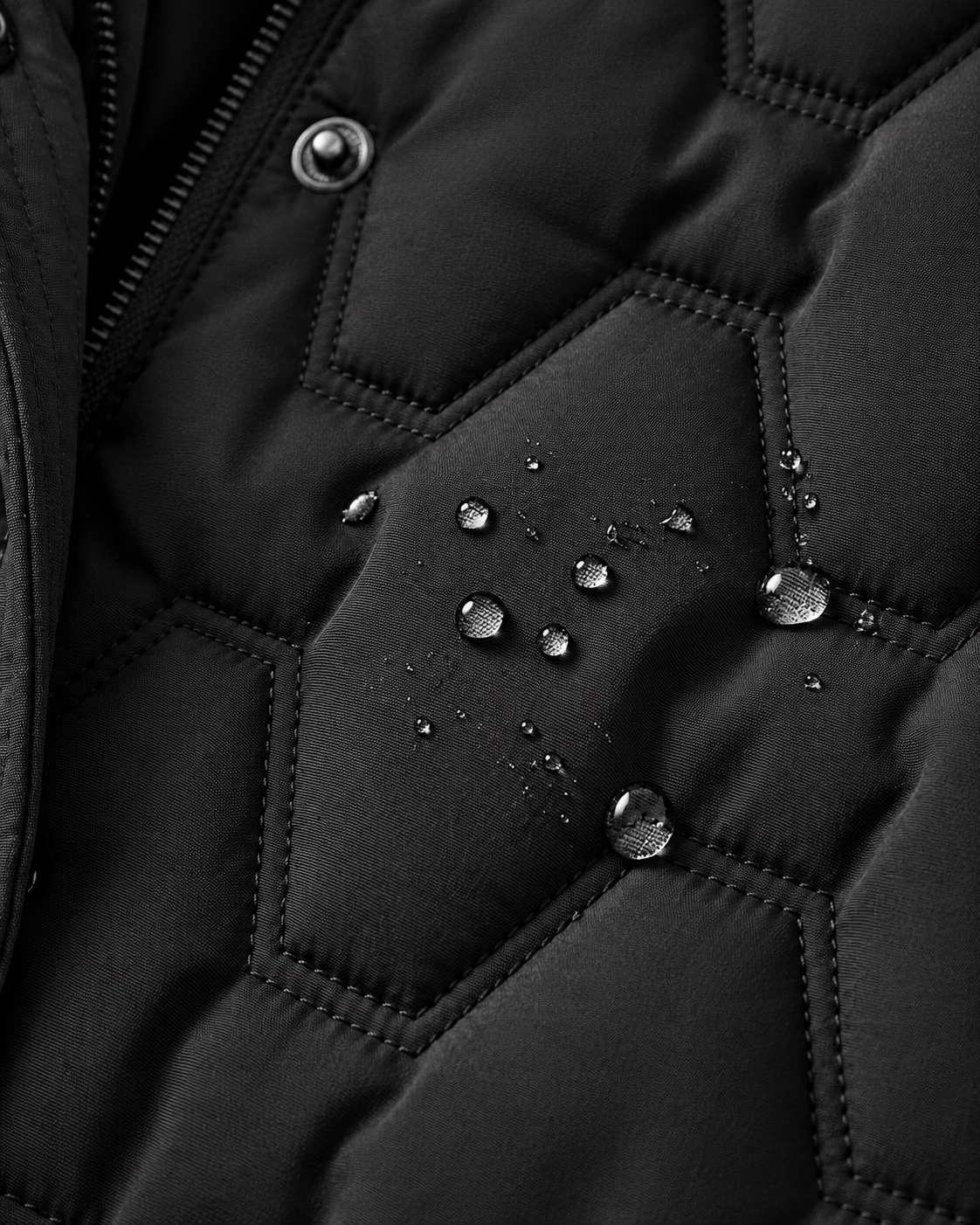 Women's Long Quilted Puffer Coat With Hood