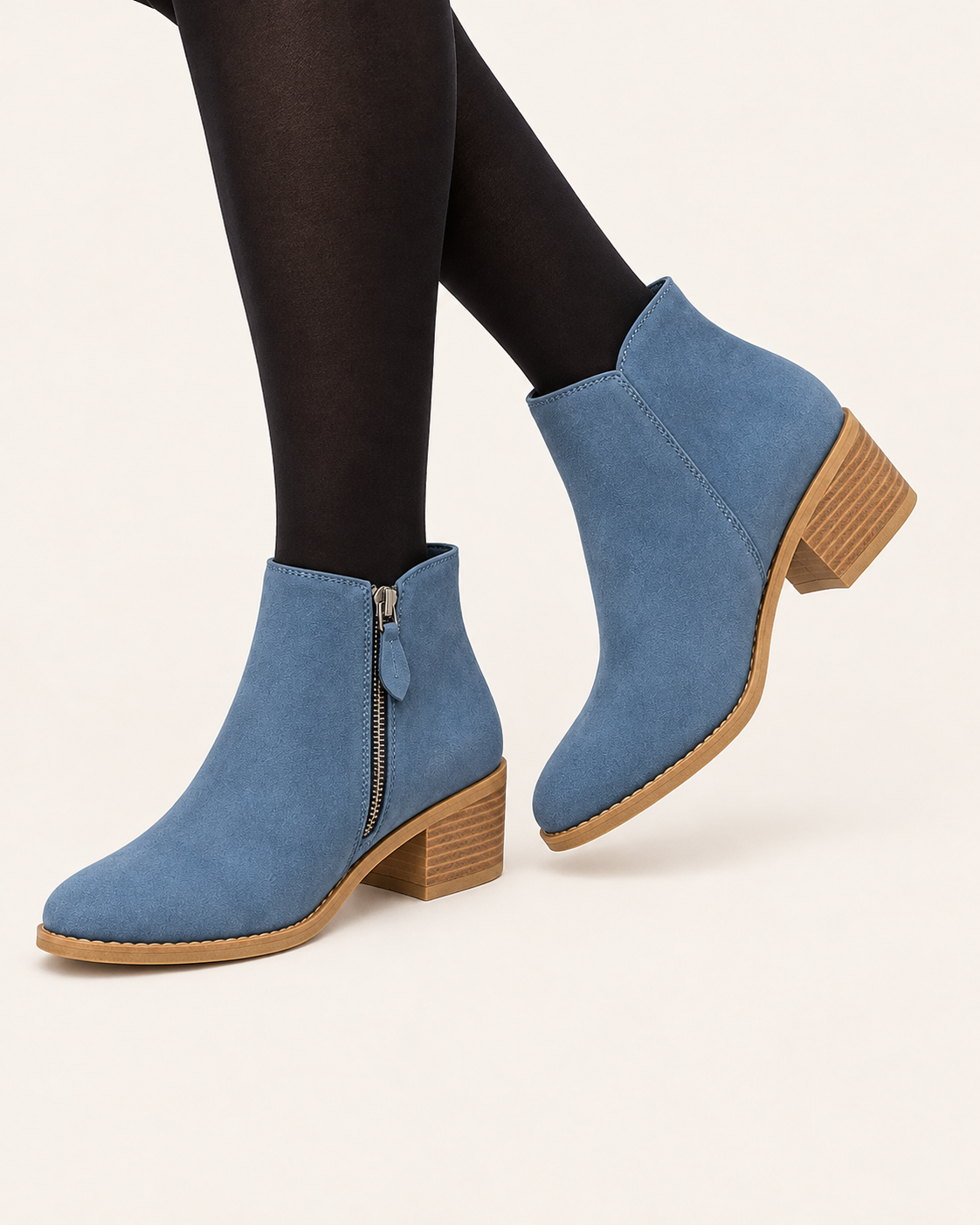 Women's Low Block Heel Ankle Boots