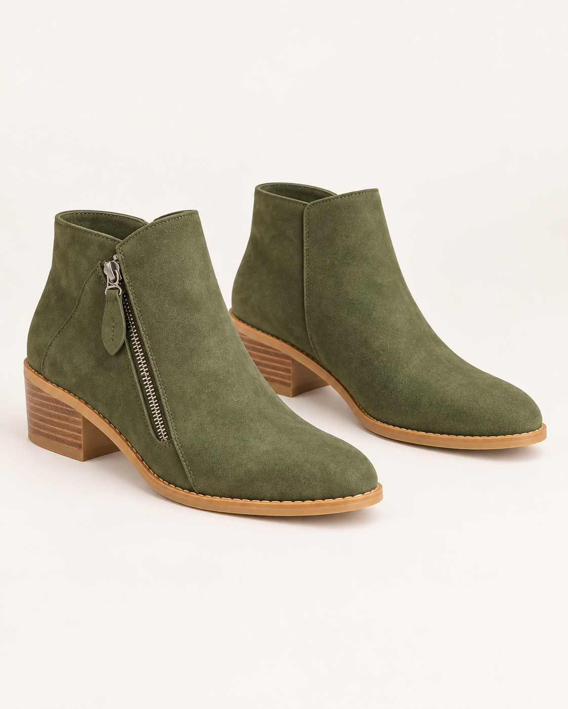 Women's Low Block Heel Ankle Boots