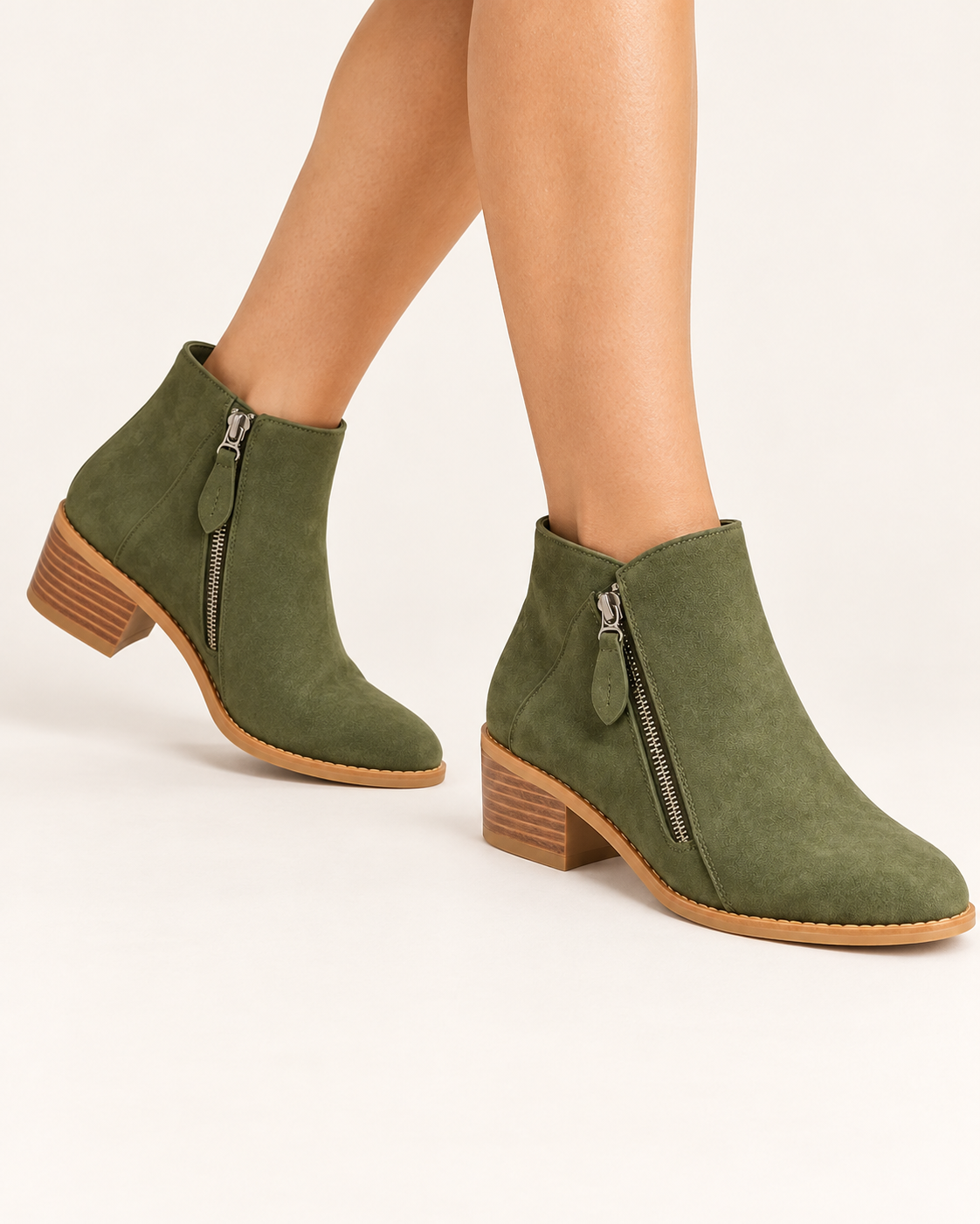 Women's Low Block Heel Ankle Boots