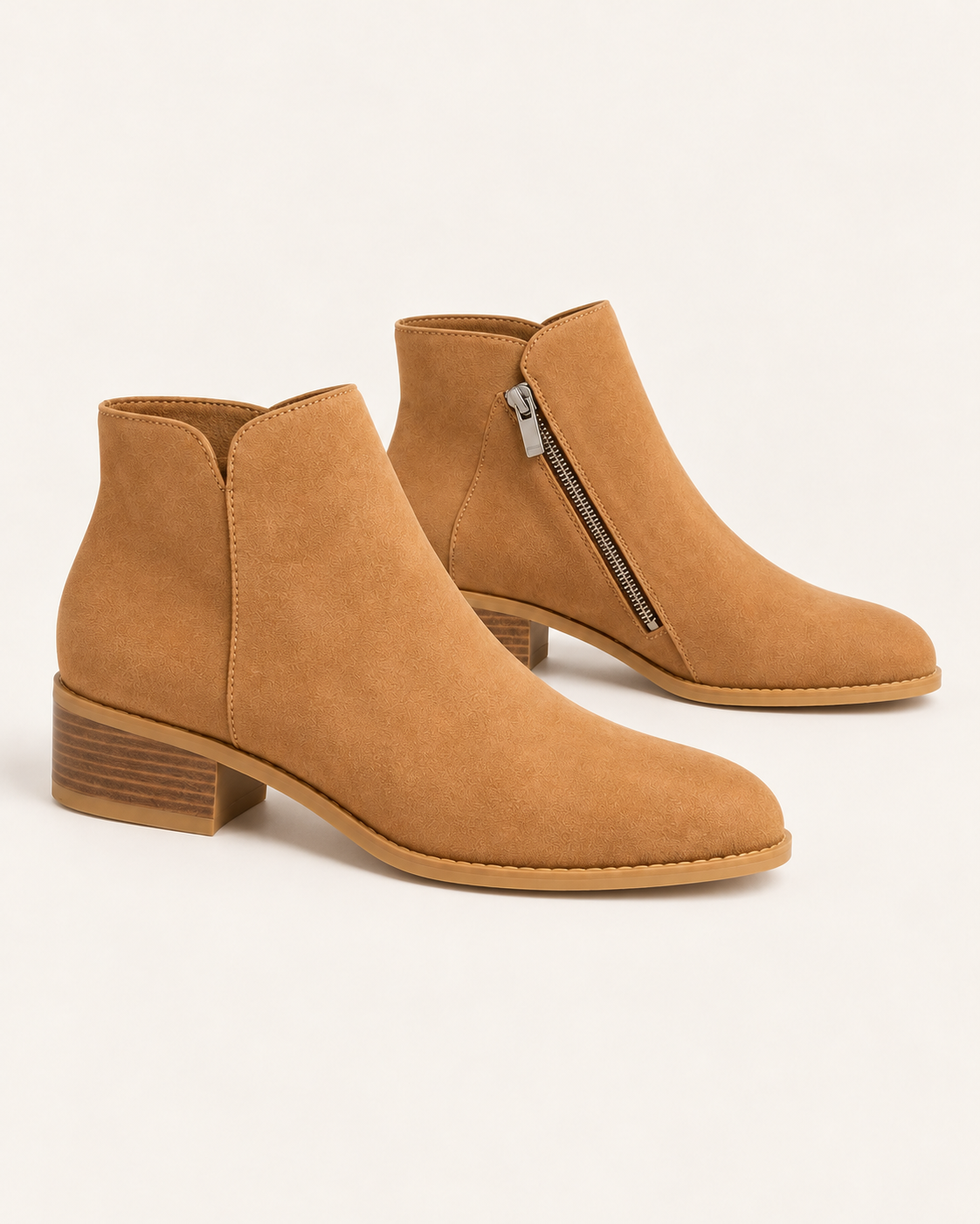 Women's Low Block Heel Ankle Boots