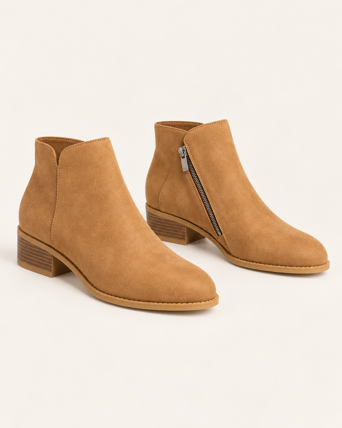Women's Low Block Heel Ankle Boots