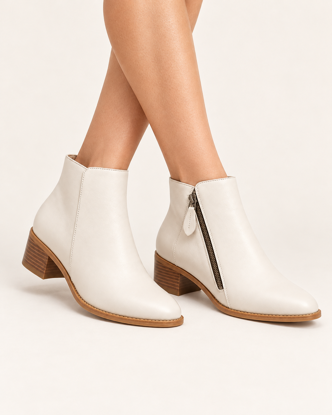 Women's Low Block Heel Ankle Boots