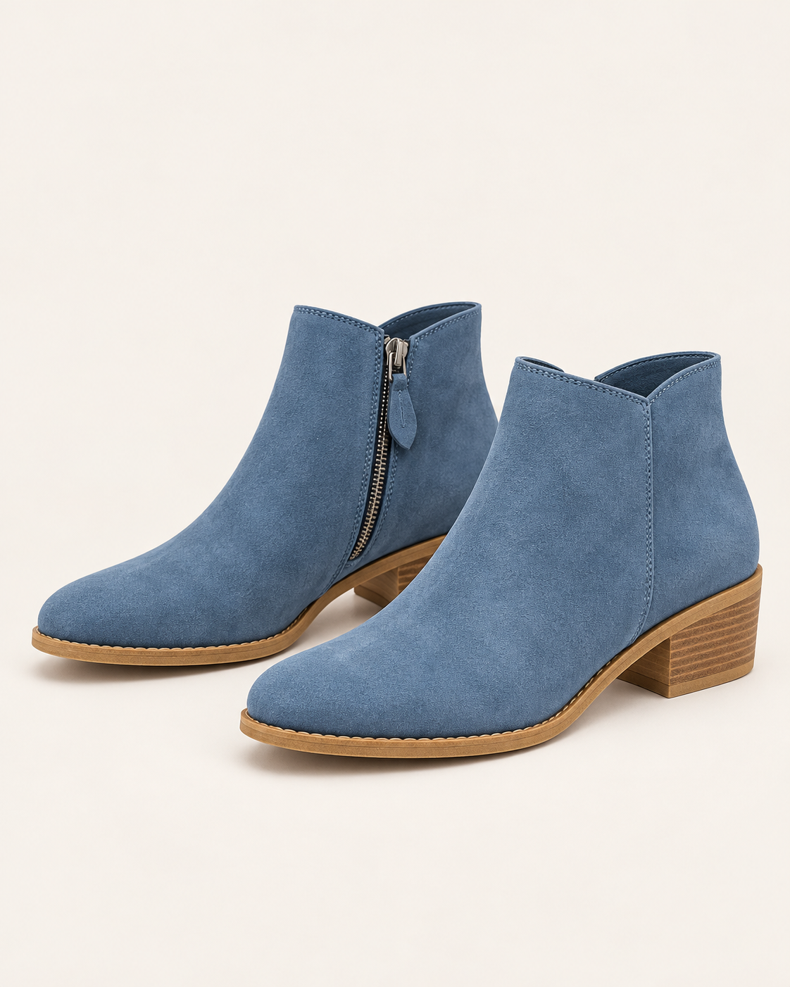 Women's Low Block Heel Ankle Boots