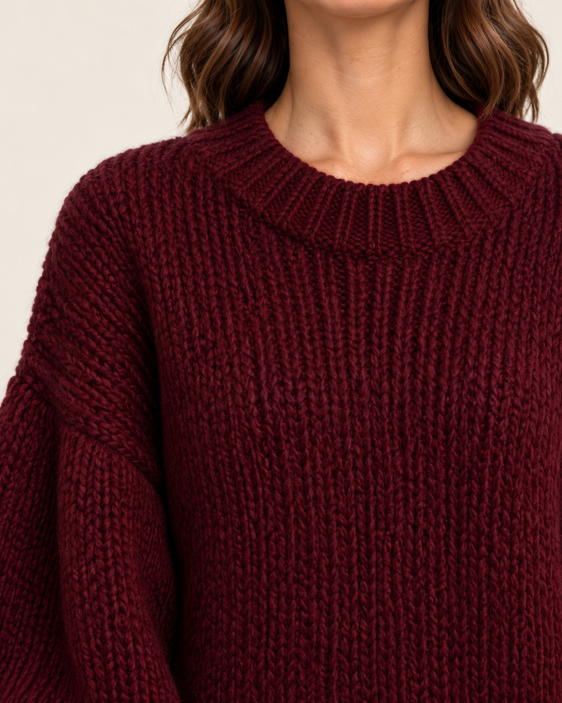 Women's Oversized Knitted Maxi Jumper Dress