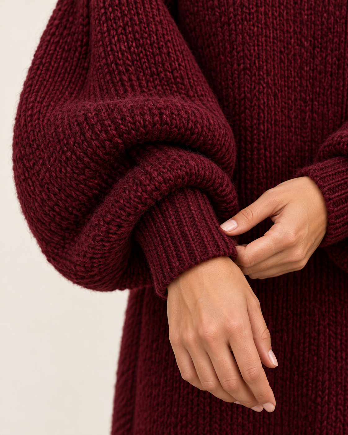 Women's Oversized Knitted Maxi Jumper Dress