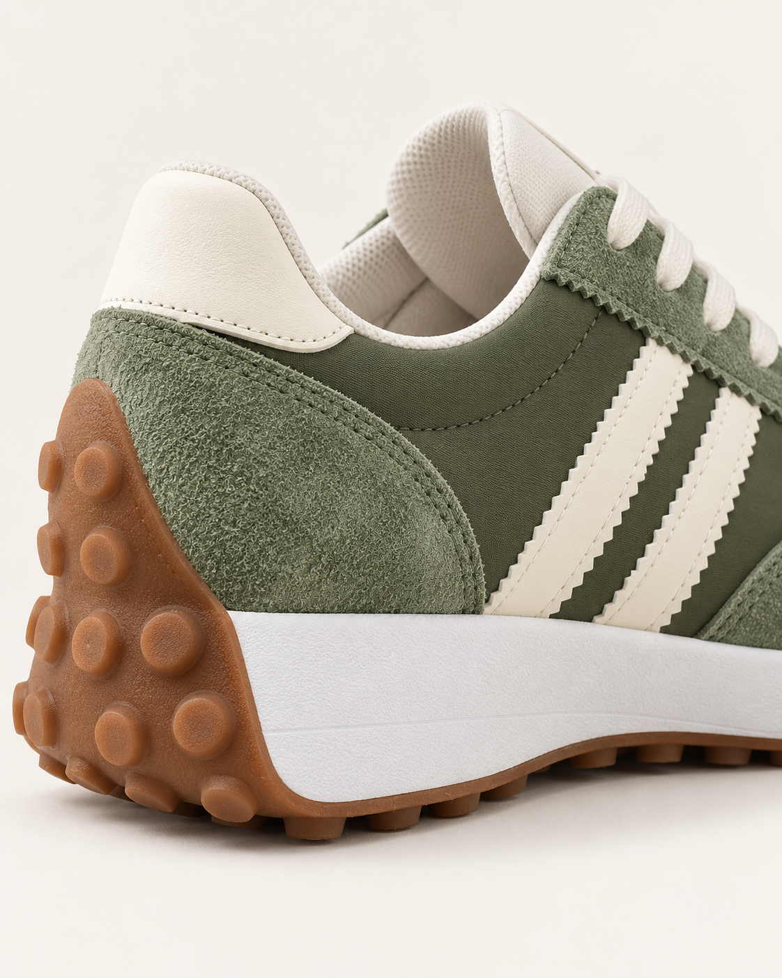 Women's Retro Suede Panel Trainers