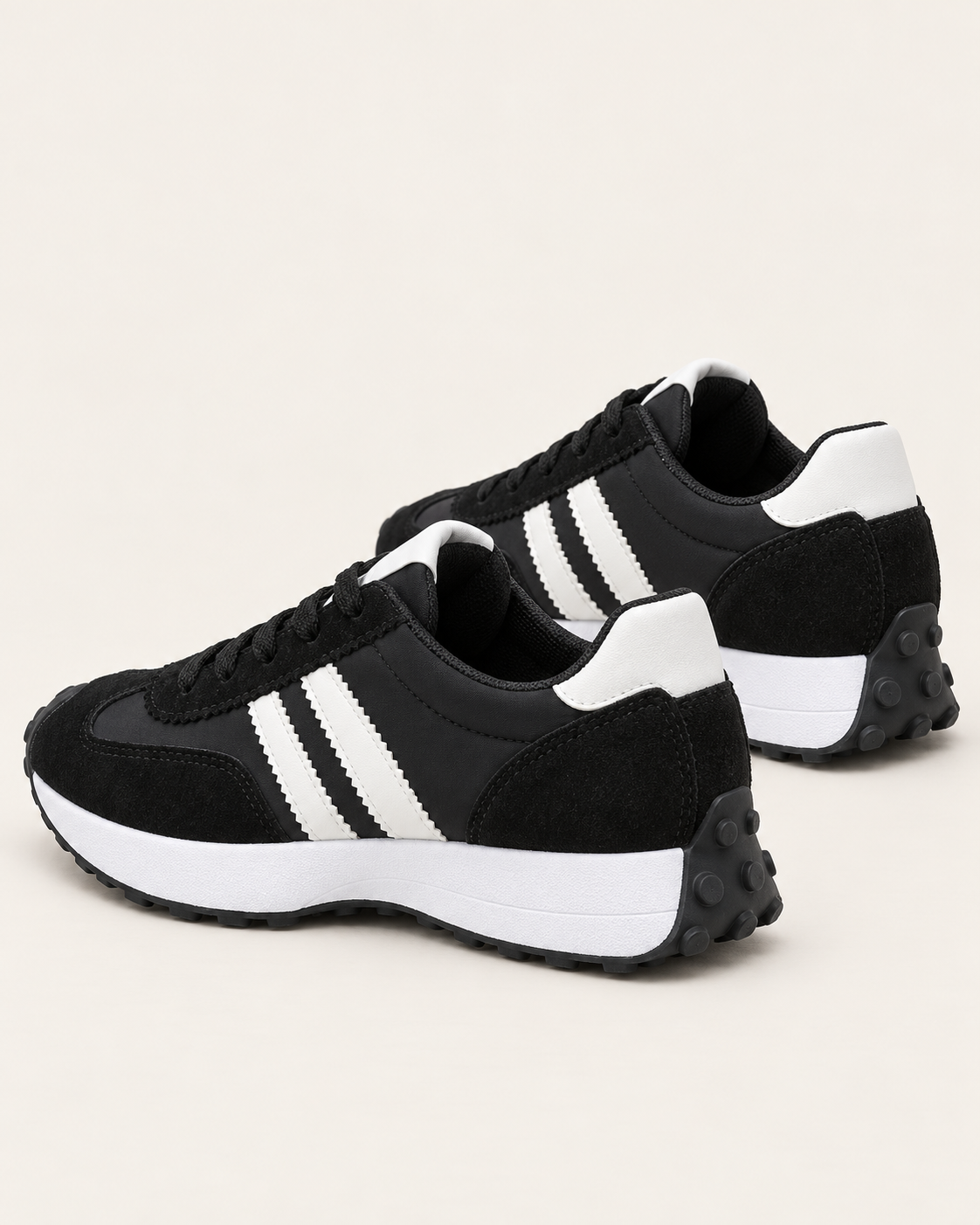 Women's Retro Suede Panel Trainers