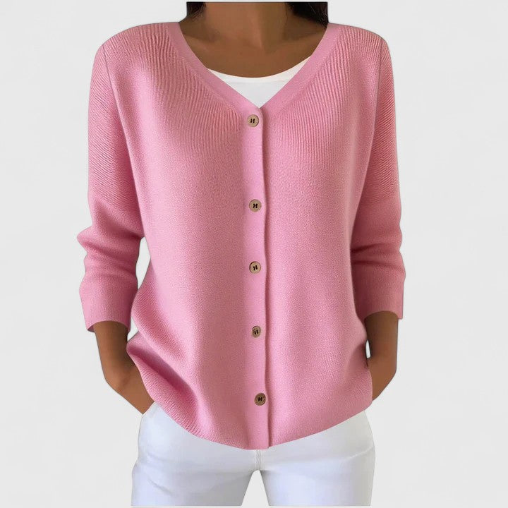 Women's Elegant Cardigan Open Front Long Sleeve Layered Casual Everyday