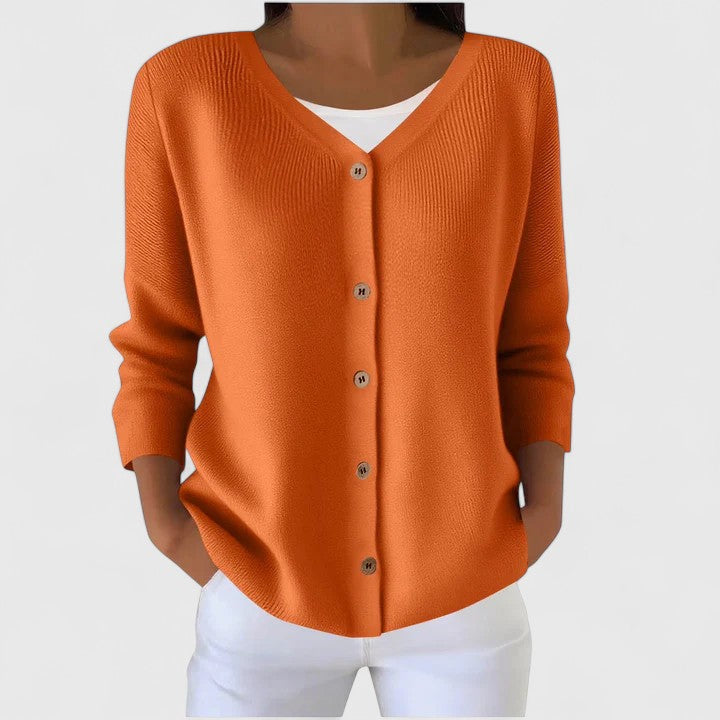 Women's Elegant Cardigan Open Front Long Sleeve Layered Casual Everyday