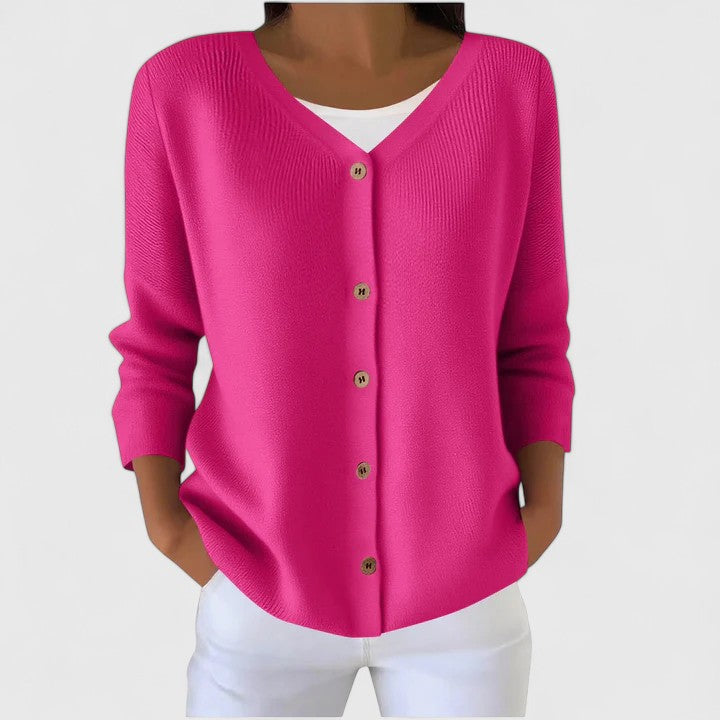 Women's Elegant Cardigan Open Front Long Sleeve Layered Casual Everyday
