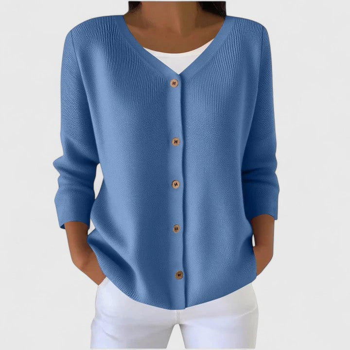 Women's Elegant Cardigan Open Front Long Sleeve Layered Casual Everyday
