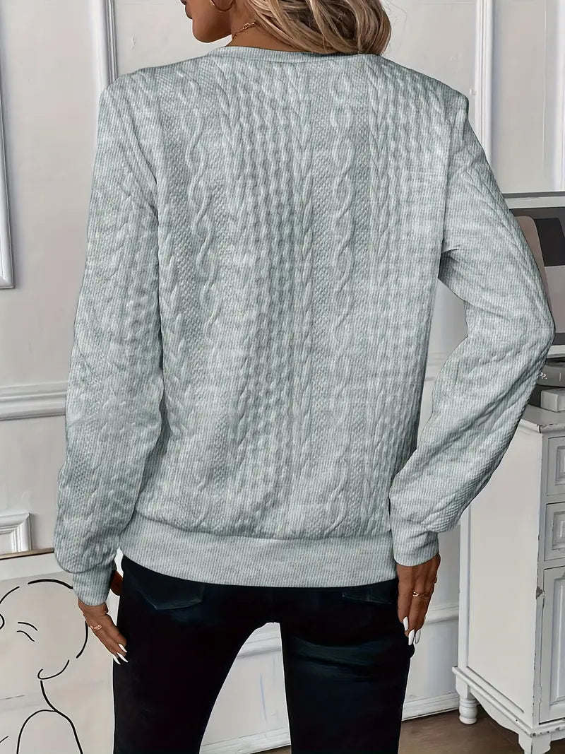 Women's Modern Zip-Up Sweater Relaxed Fit Long Sleeve Casual Layering