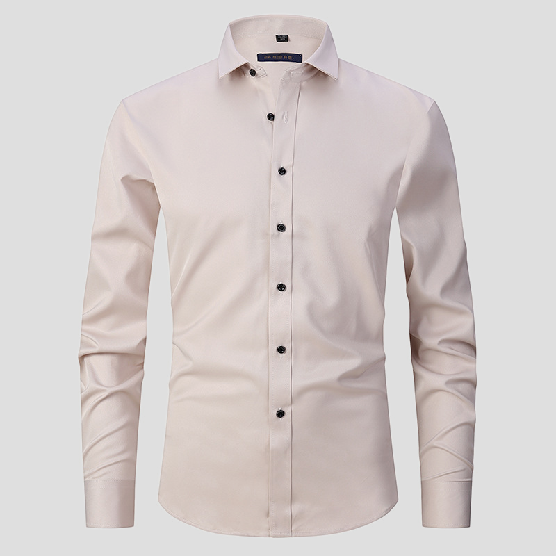 Men's Button-Up Shirt Classic Fit Long Sleeve Collared Casual Everyday