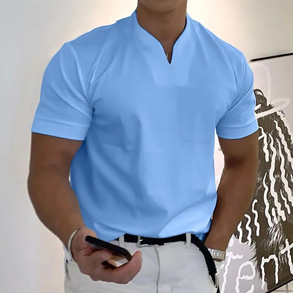 Men's Casual Polo Shirt Short-Sleeve Collared Relaxed Fit Everyday Wear