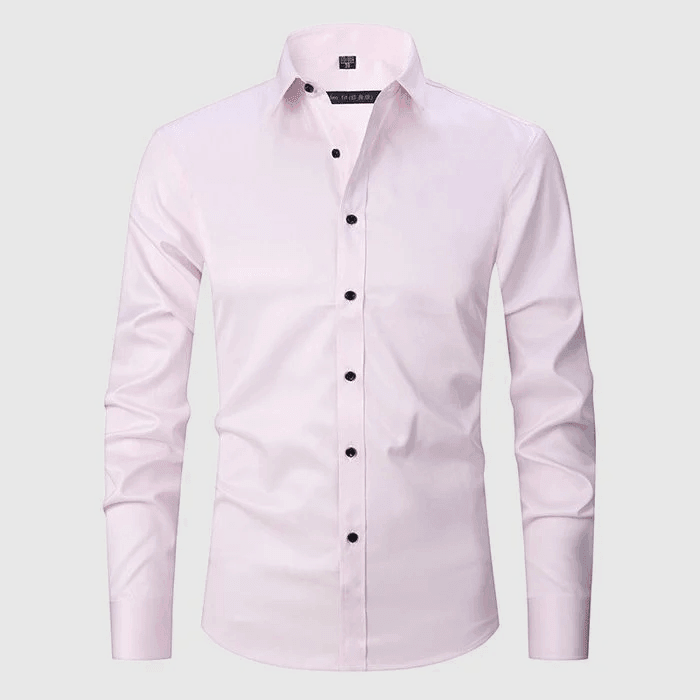 Men's Button-Up Shirt Classic Fit Long Sleeve Collared Casual Everyday