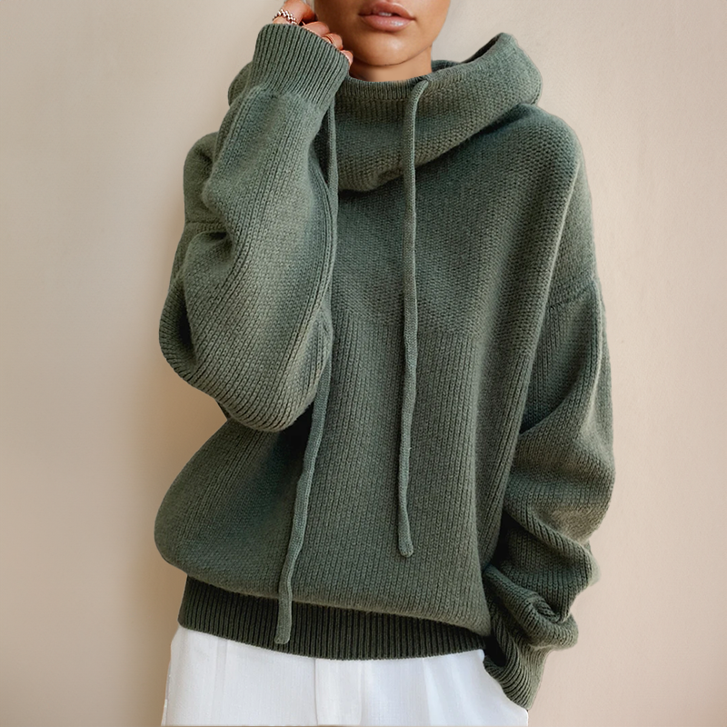 Women's Chic Layered Sweater Long-Sleeve Crew Neck Casual Everyday Wear