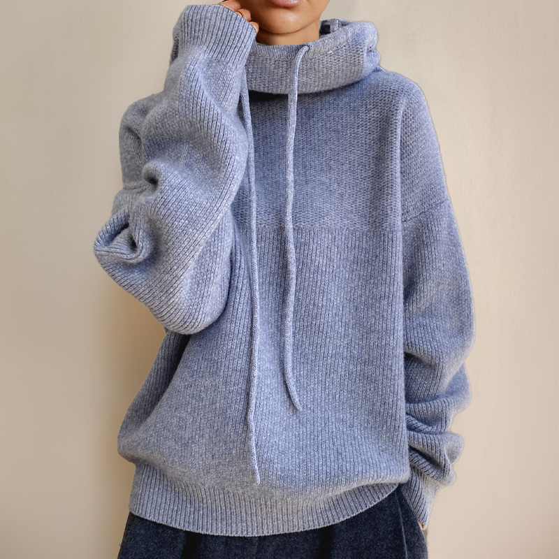 Women's Chic Layered Sweater Long-Sleeve Crew Neck Casual Everyday Wear