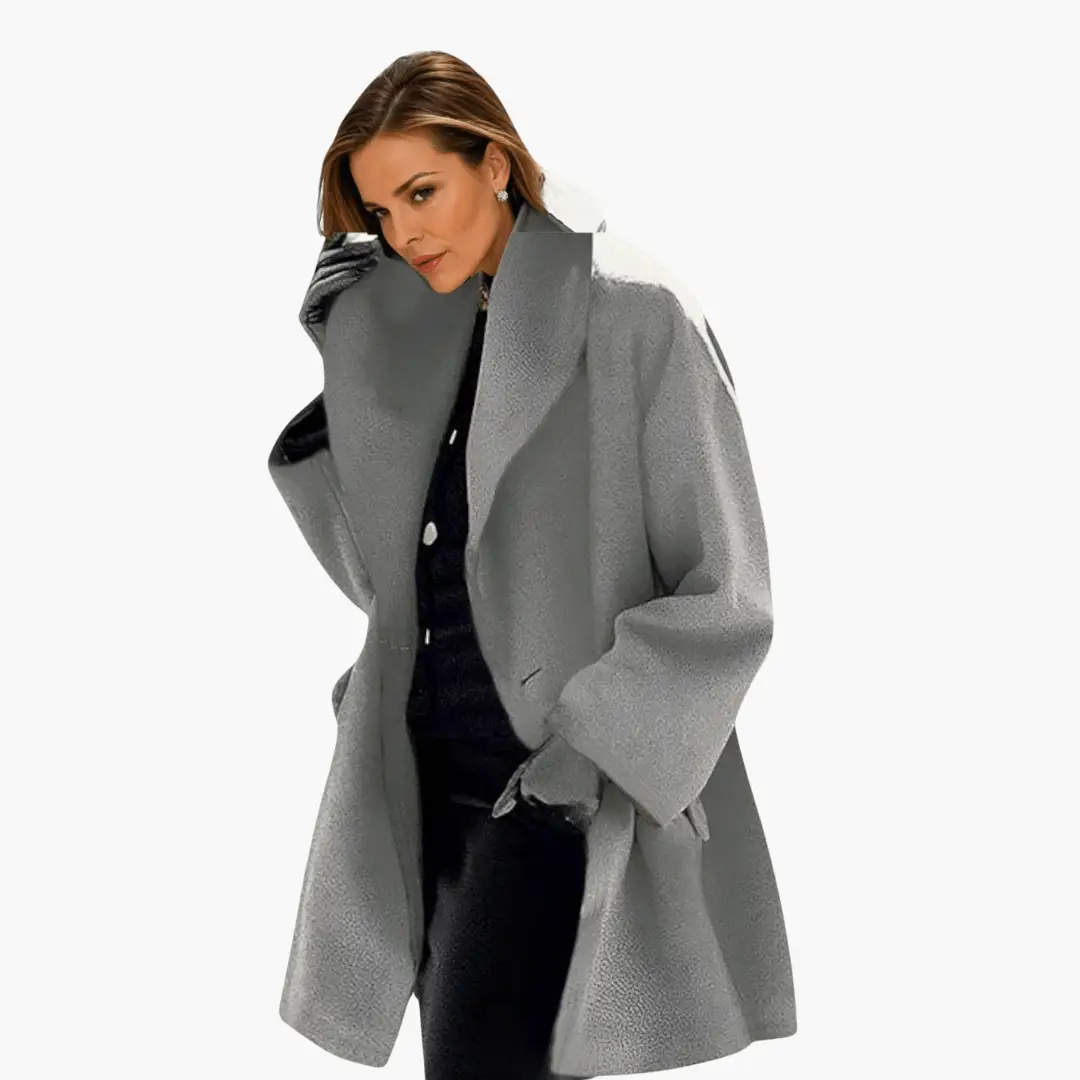 Women's Elegant Everyday Jacket Wide Collar Relaxed Fit Layering Casual
