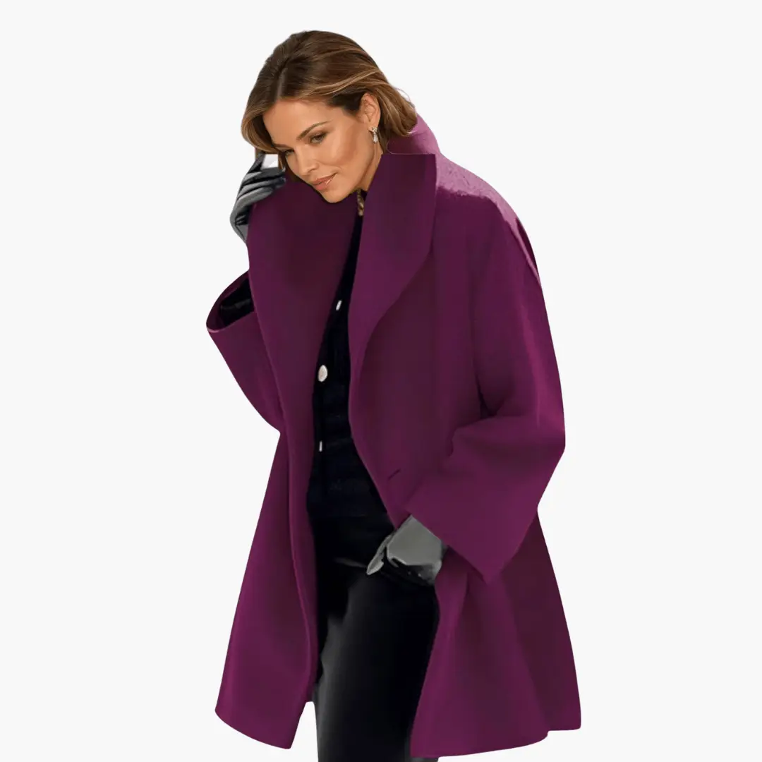 Women's Elegant Everyday Jacket Wide Collar Relaxed Fit Layering Casual