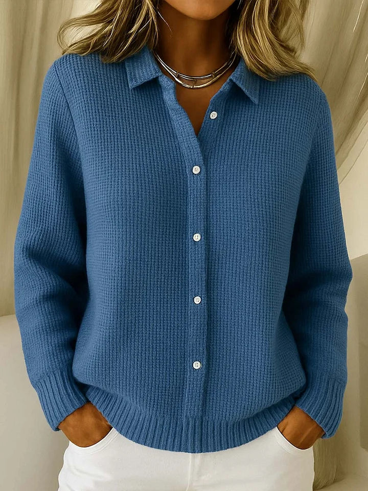 Women's Longline Knit Cardigan Open Front Relaxed Fit Layering Everyday