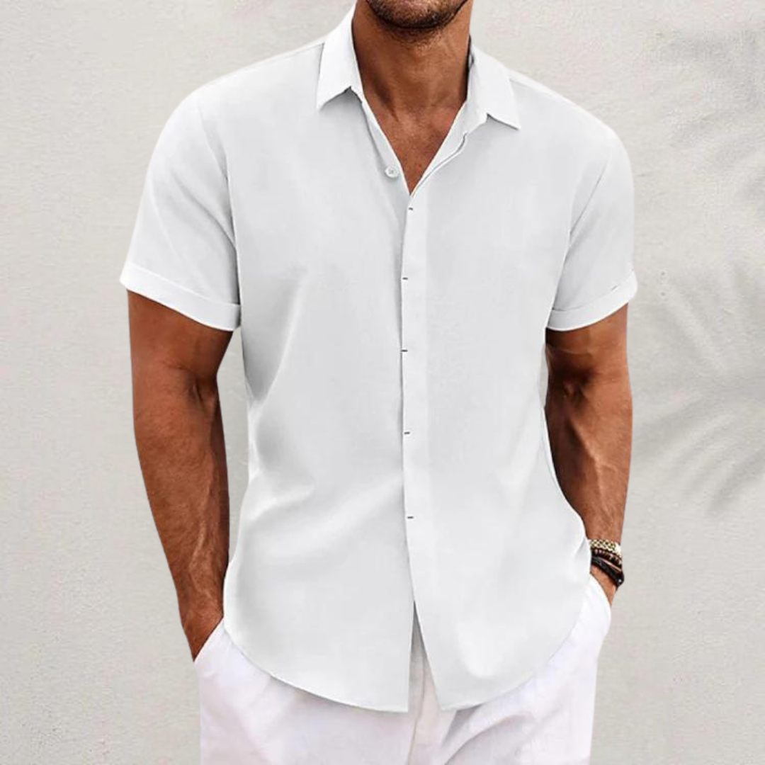 Men's Classic Button-Up Shirt Regular Fit Long Sleeve Collared Casual Everyday