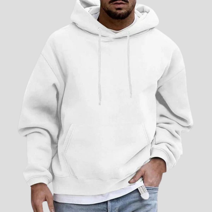 Men's Classic Pullover Hoodie Kangaroo Pocket Long Sleeve Casual Everyday