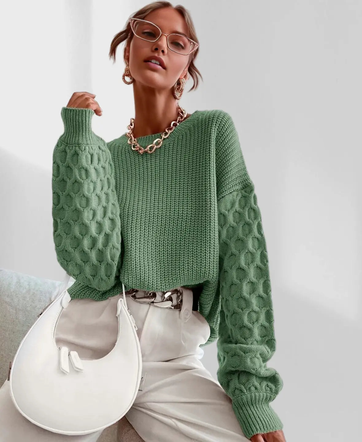 Women's Casual Spring Sweater Lightweight Knit Relaxed Fit Everyday Layering