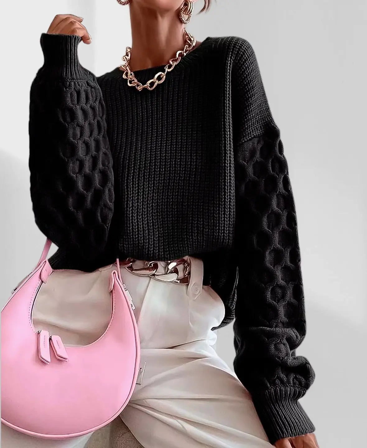 Women's Casual Spring Sweater Lightweight Knit Relaxed Fit Everyday Layering
