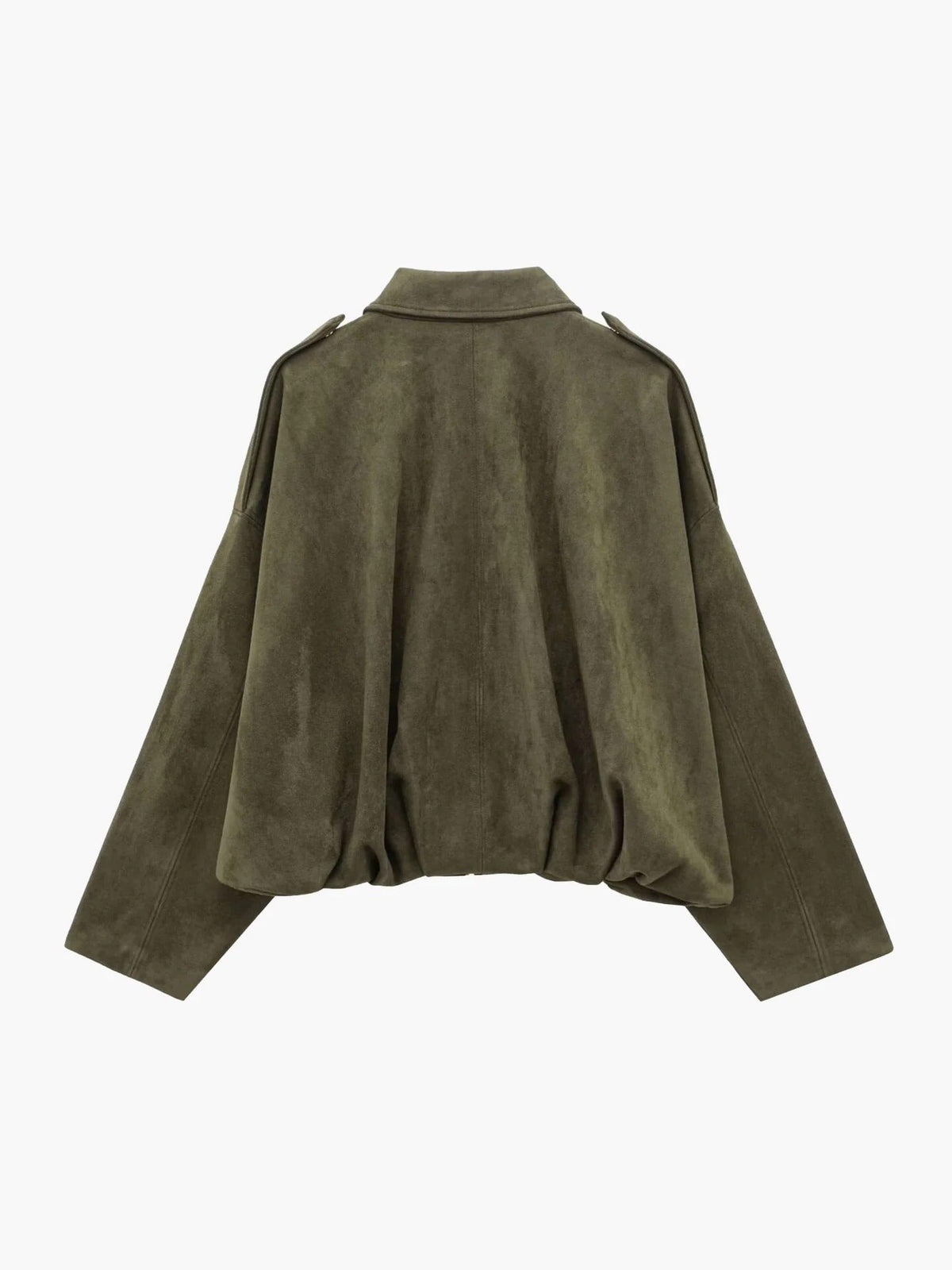 Women's Bomber Jacket Collared Design Relaxed Fit Casual Everyday Wear
