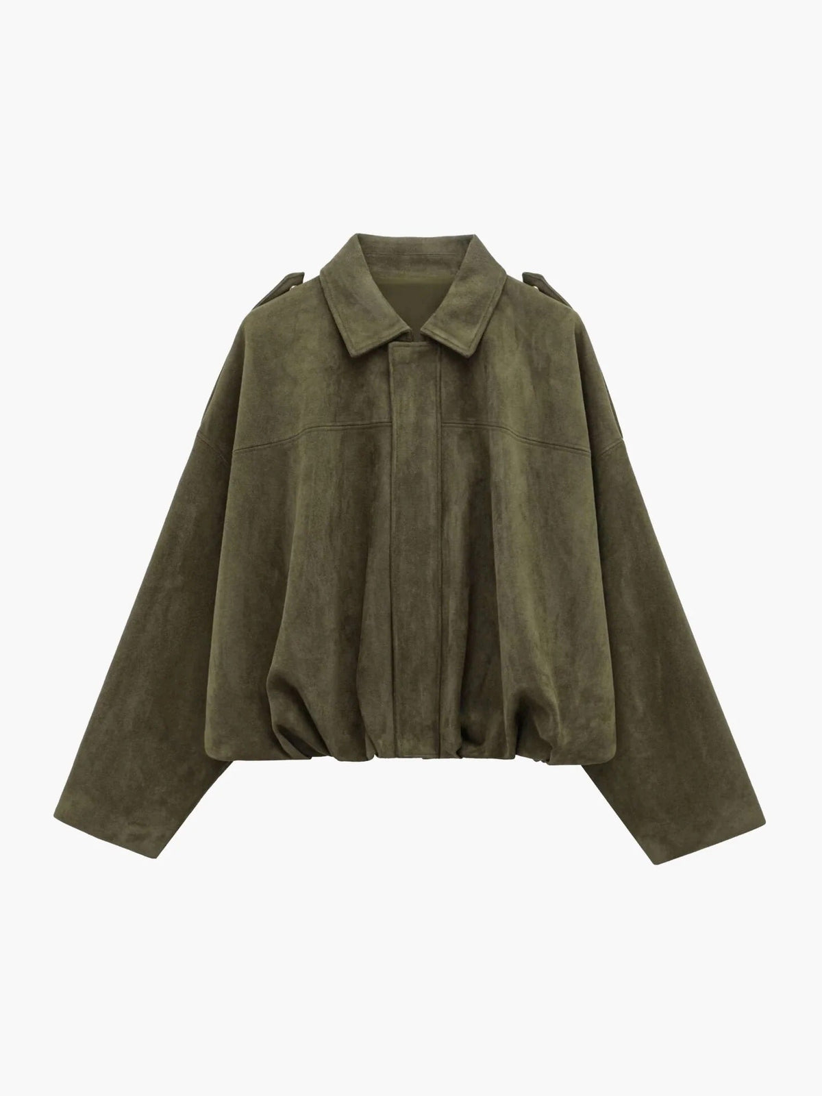 Women's Bomber Jacket Collared Design Relaxed Fit Casual Everyday Wear
