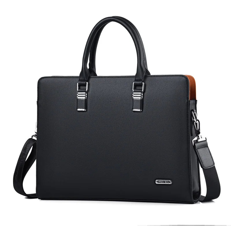 Men's Business Briefcase Stylish Design Multi-Pocket Professional Everyday