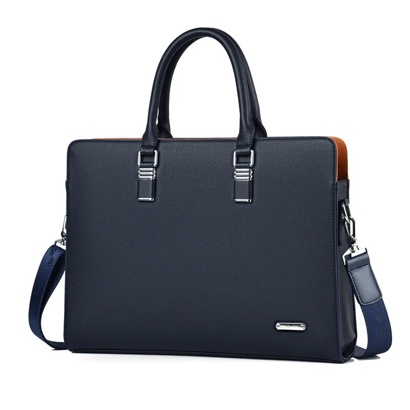 Men's Business Briefcase Stylish Design Multi-Pocket Professional Everyday