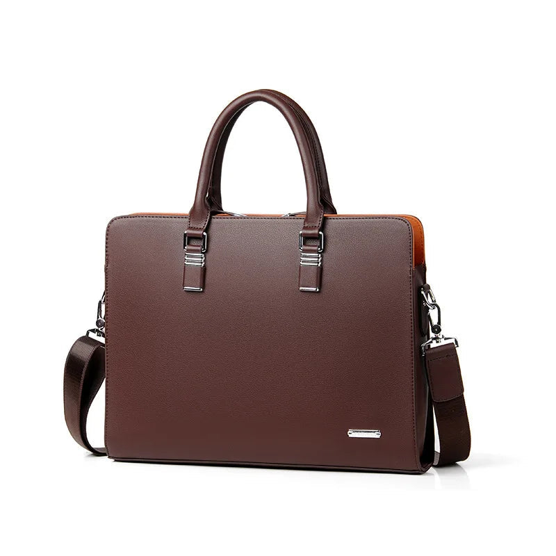 Men's Business Briefcase Stylish Design Multi-Pocket Professional Everyday