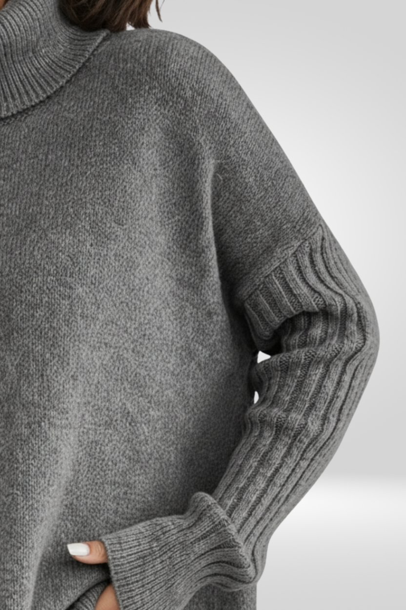 Women's Oversized Turtleneck Sweater Relaxed Fit Long Sleeve Cosy Casual Winter