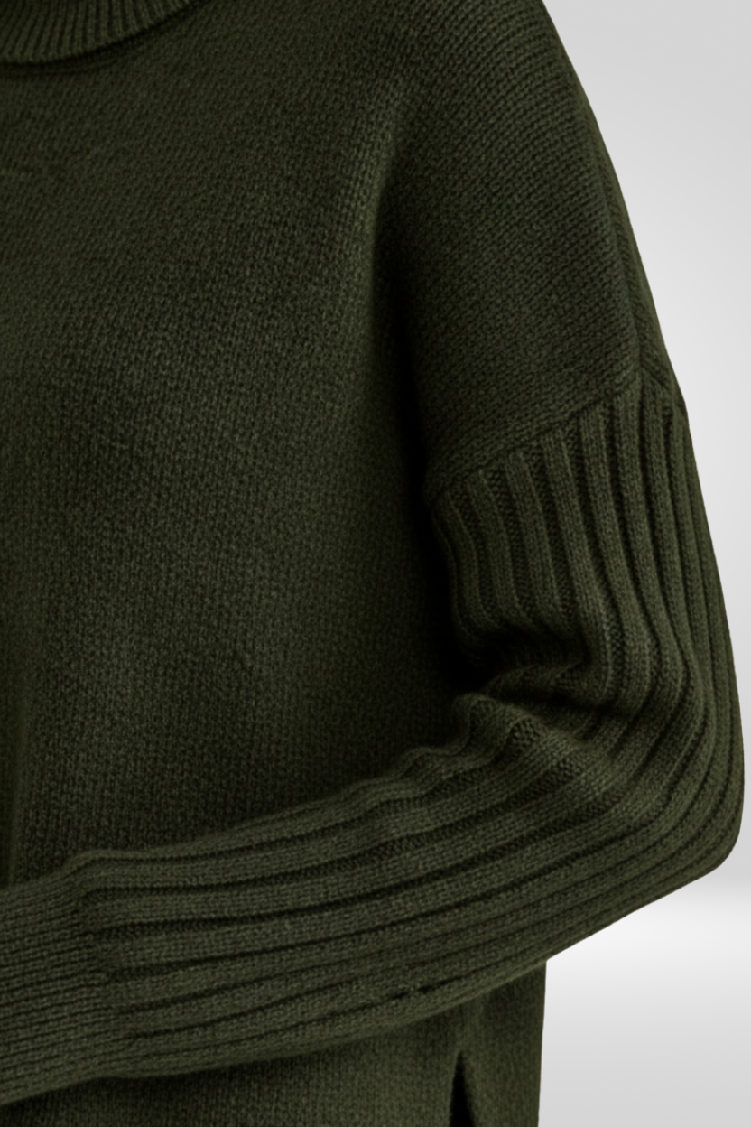Women's Oversized Turtleneck Sweater Relaxed Fit Long Sleeve Cosy Casual Winter